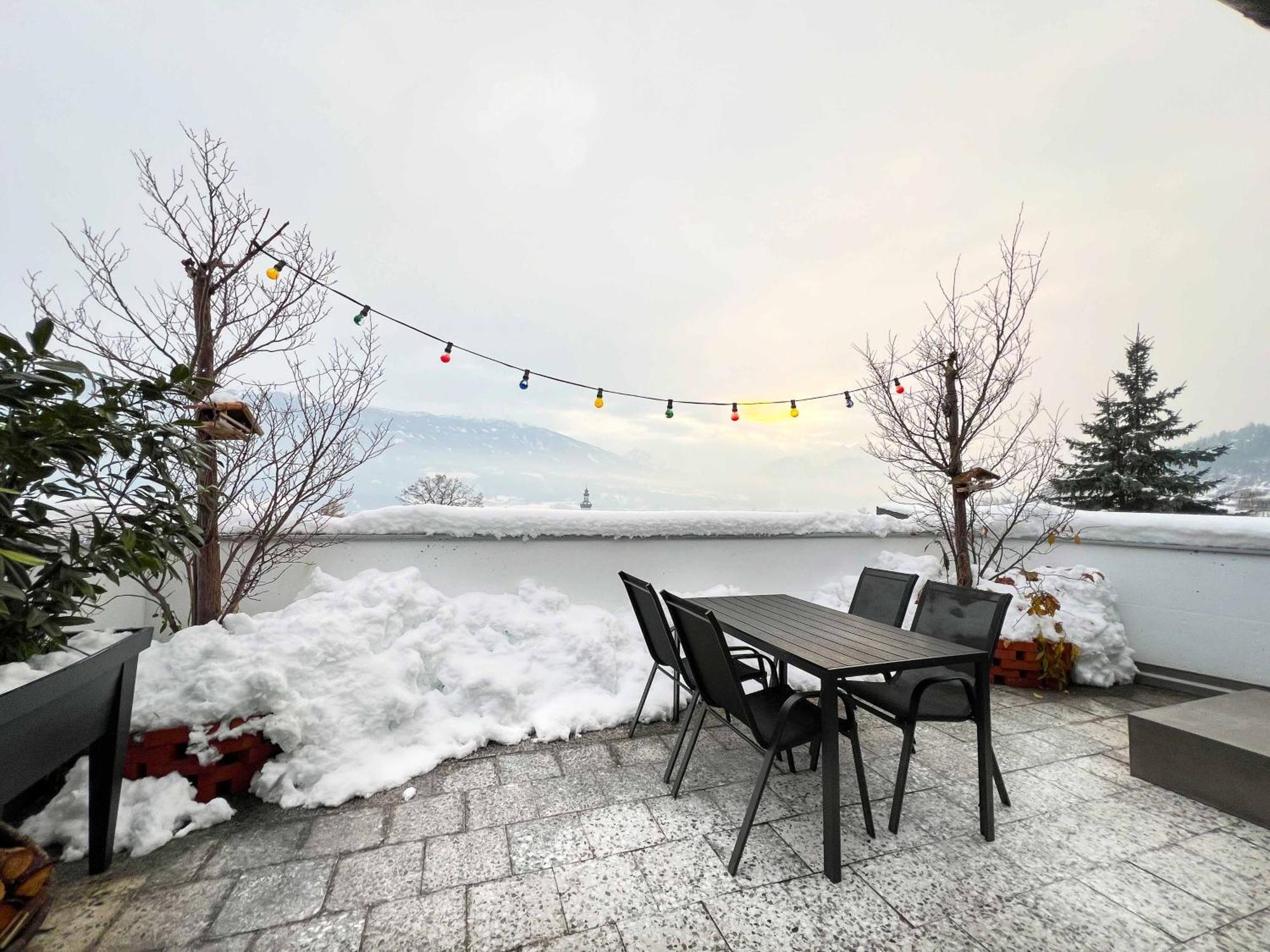 Sunny Mountain Loft - Terrace & Garden Daire Thaur Dış mekan fotoğraf